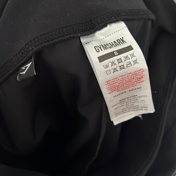 Gymshark - Smooth Black Leggings with Front Bottom Mesh lining - Picture 8 of 8